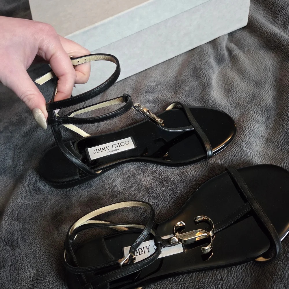 Jimmy Choo Black Sandals - Picture 3 of 11